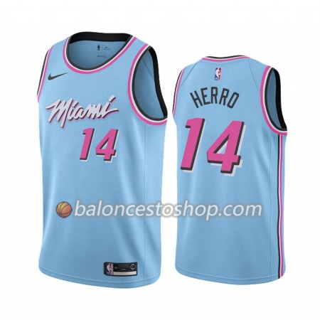 Camiseta Hombre NBA Miami Heat Tyler Herro 14 2019-20 Nike City Edition Swingman
